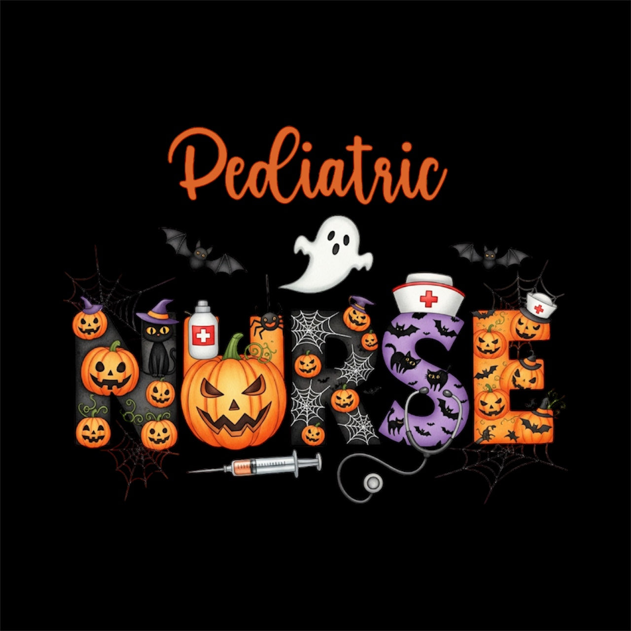 Cute Halloween Nurse Tee | Fun Medical Staff Shirt for October Shifts
