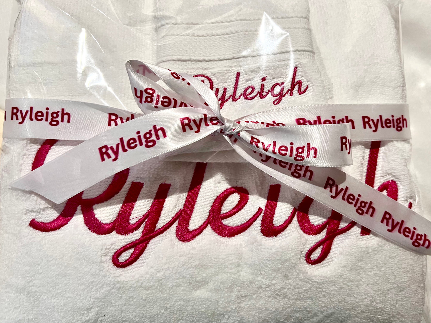 Monogram Towels- (3pc)