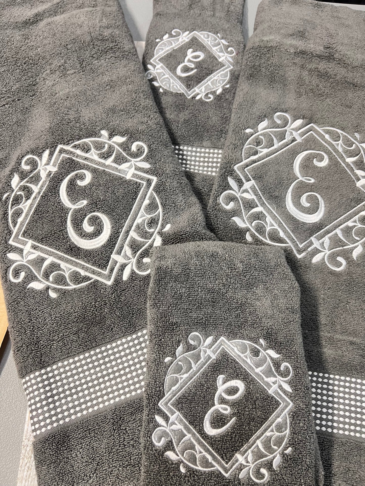 Monogram Towel 4PC Set