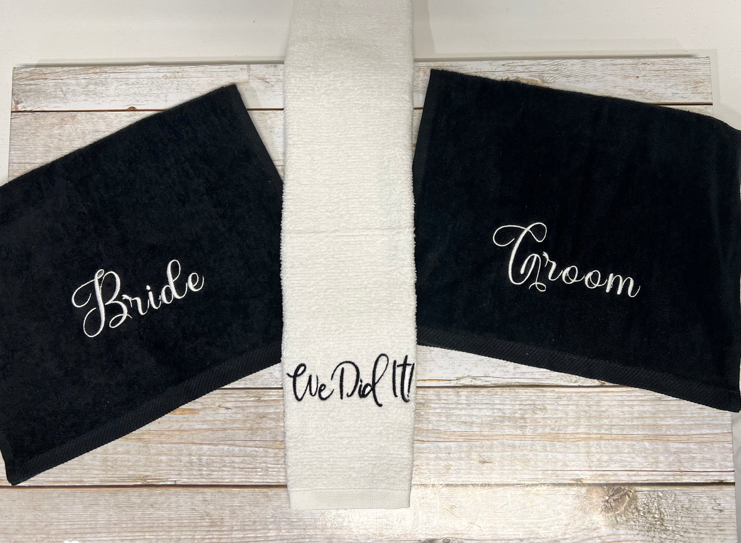 Bride and Groom Towels