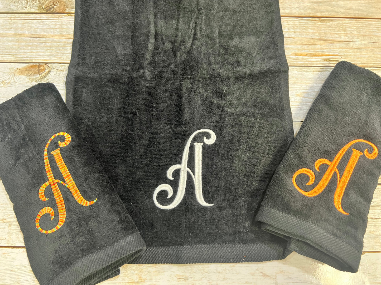 Monogram Finger Tip Towels- Initials only
