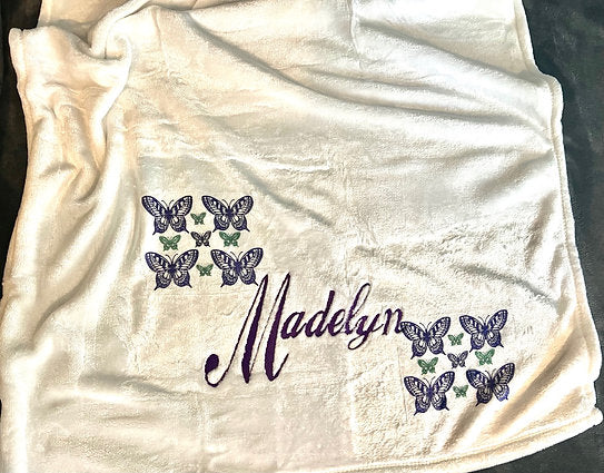 Monogram Baby Blankets- Soft & Comfy