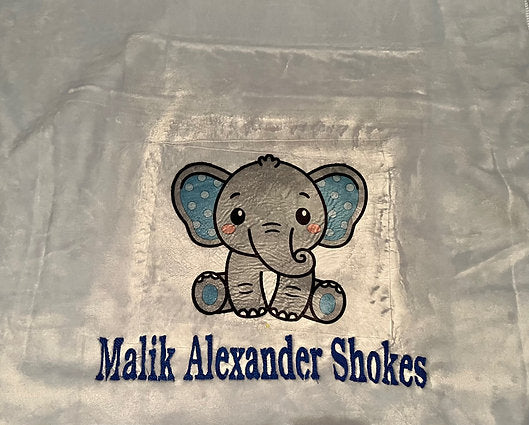 Monogram Baby Blankets- Soft & Comfy