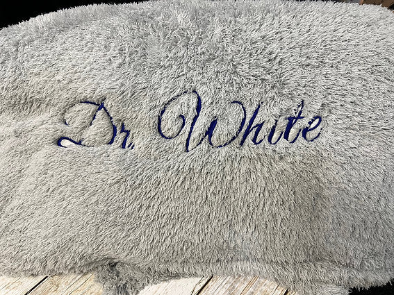 Embroidered Throw Blanket