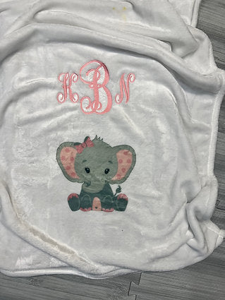 Monogram Baby Blankets- Soft & Comfy