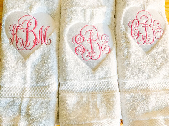 Monogram Hand Towel