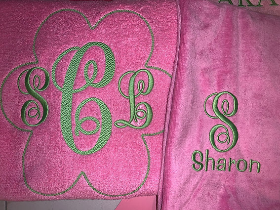 Monogram Towel 4PC Set