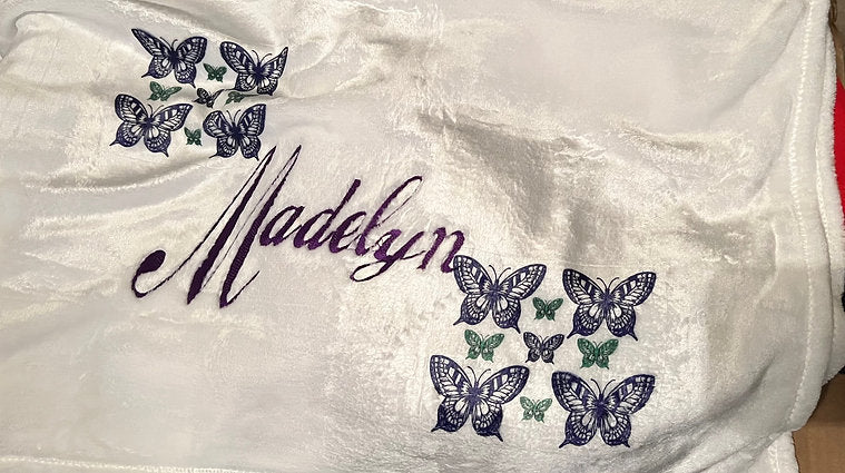 Monogram Baby Blankets- Soft & Comfy