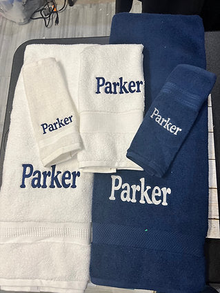 Monogram Towel 4PC Set