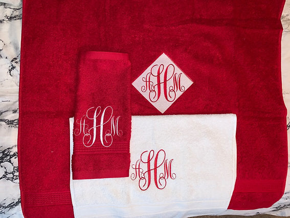 Monogram Towel 4PC Set