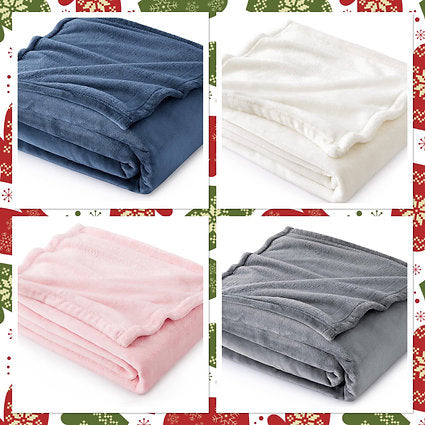 Embroidered Throw Blanket