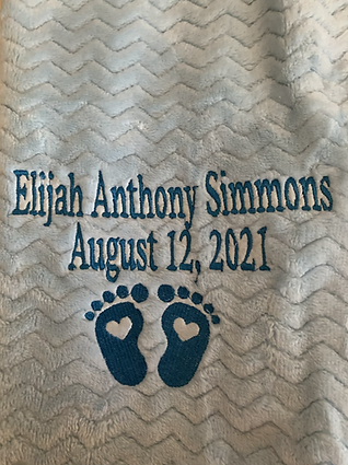 Monogram Baby Blankets- Soft & Comfy