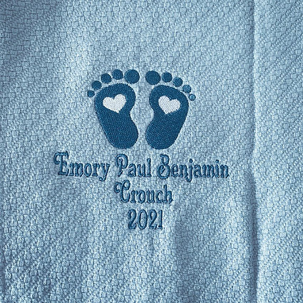 Monogram Baby Blankets- Soft & Comfy