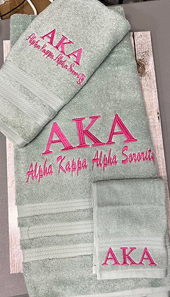 Monogram Towel 4PC Set