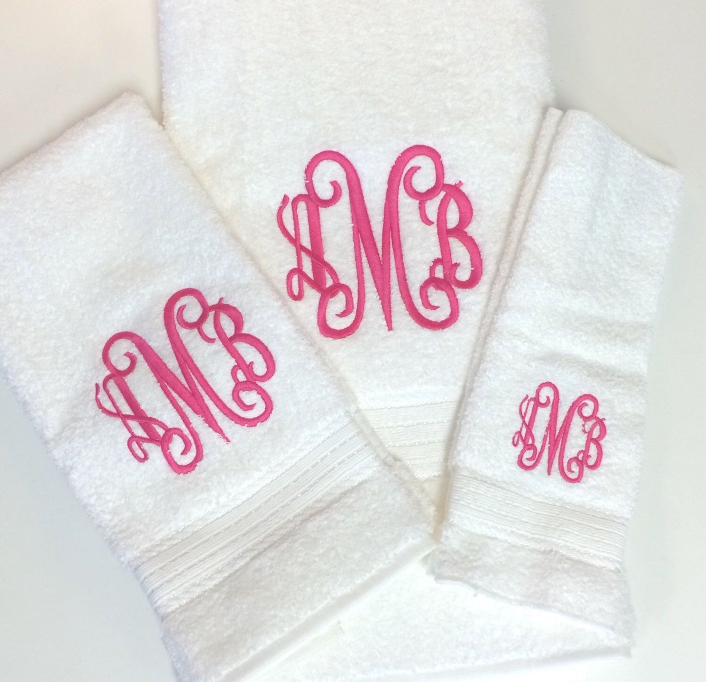 Monogram Towel sets - His and Hers