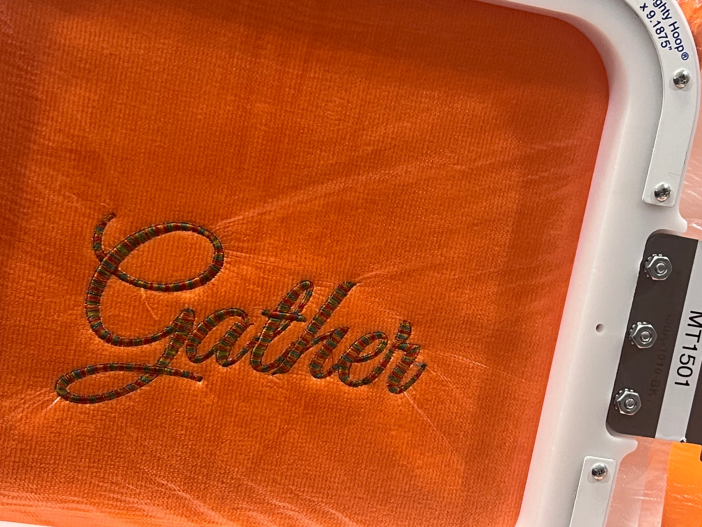 🧵 Thankful & Blessed – Holiday Embroidered Towel 2pc Set