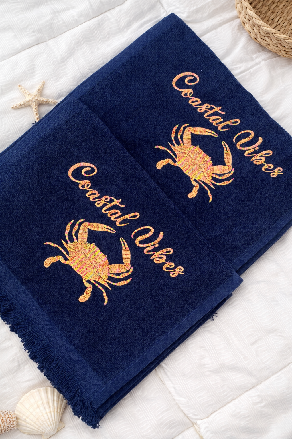 Coastal Vibes Finger Tip towels Sets