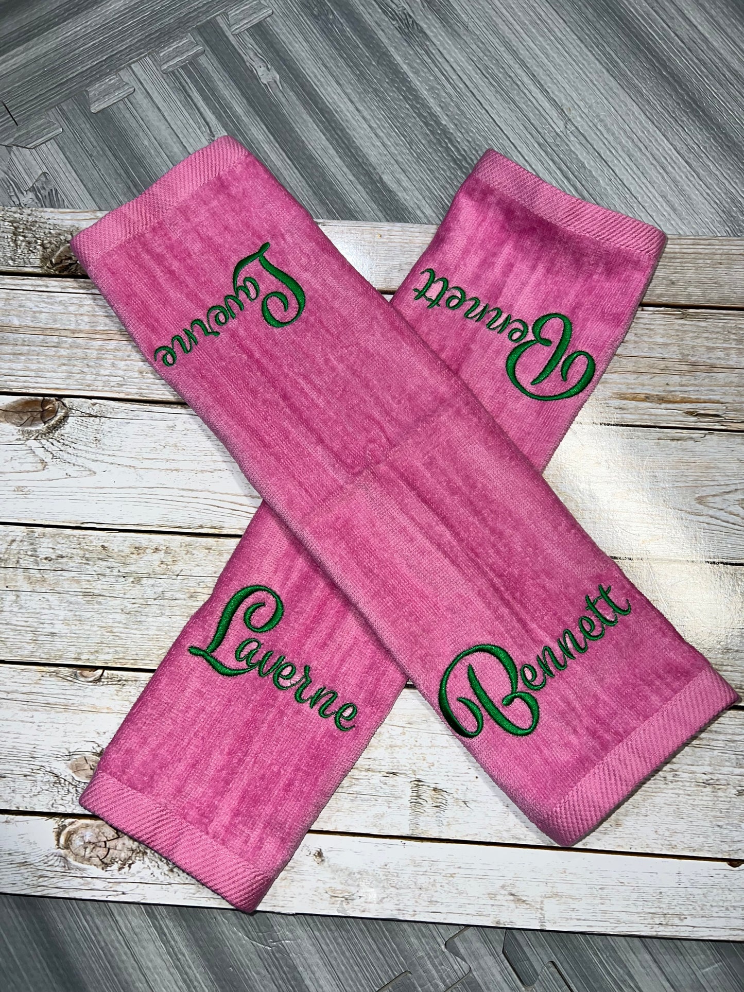 Embroidery Finger Tip Towels- Add Names