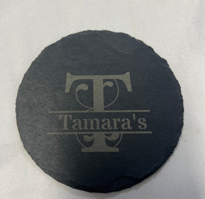 Engraved Slate Coasters