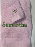 Embroidered Finger Tip Towels