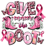 October Awareness- Give Cancer the Boot