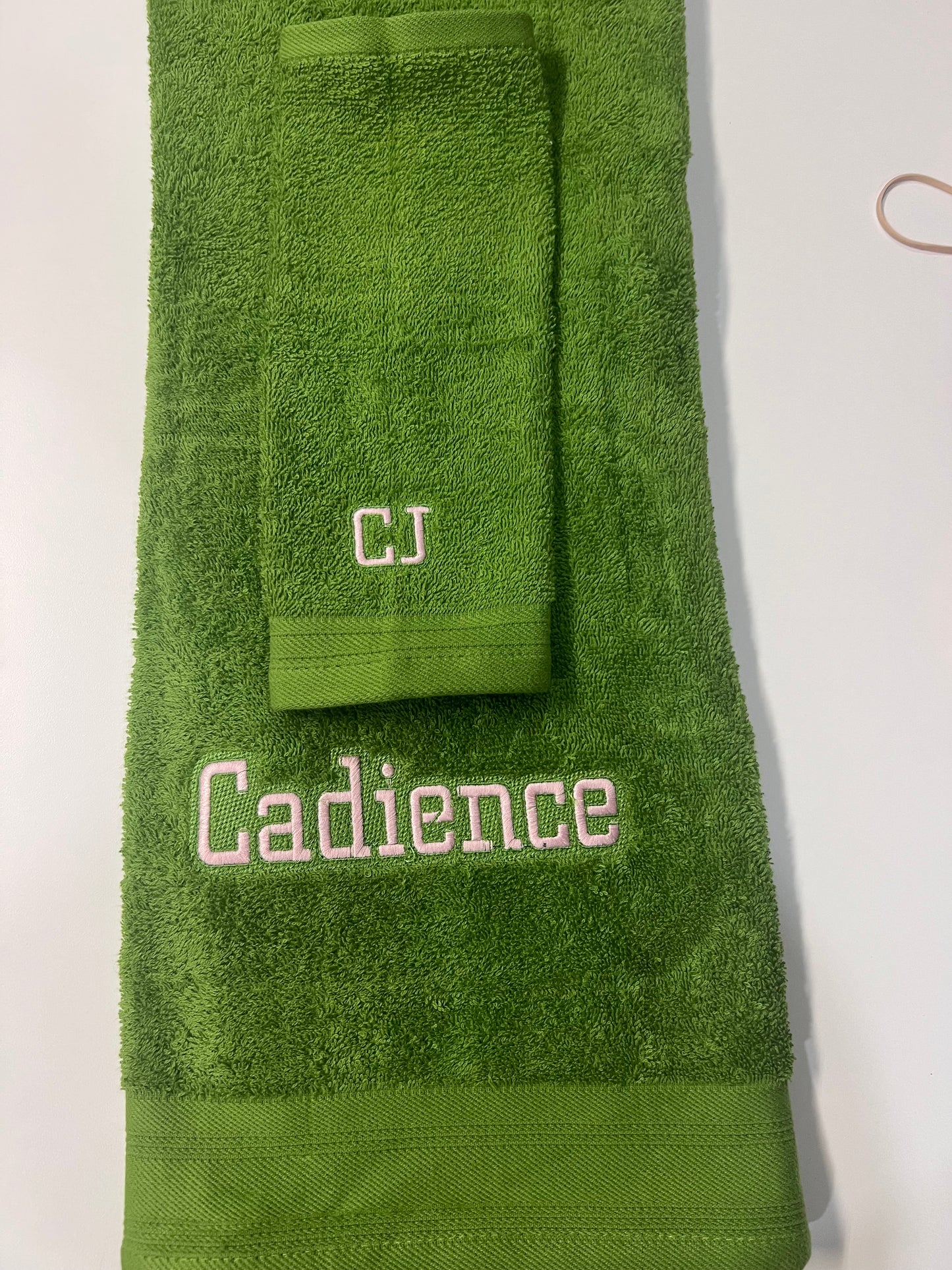 Embroidered Finger Tip Towels