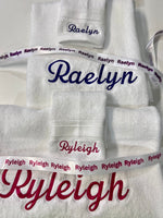 Monogram Towels- (3pc)