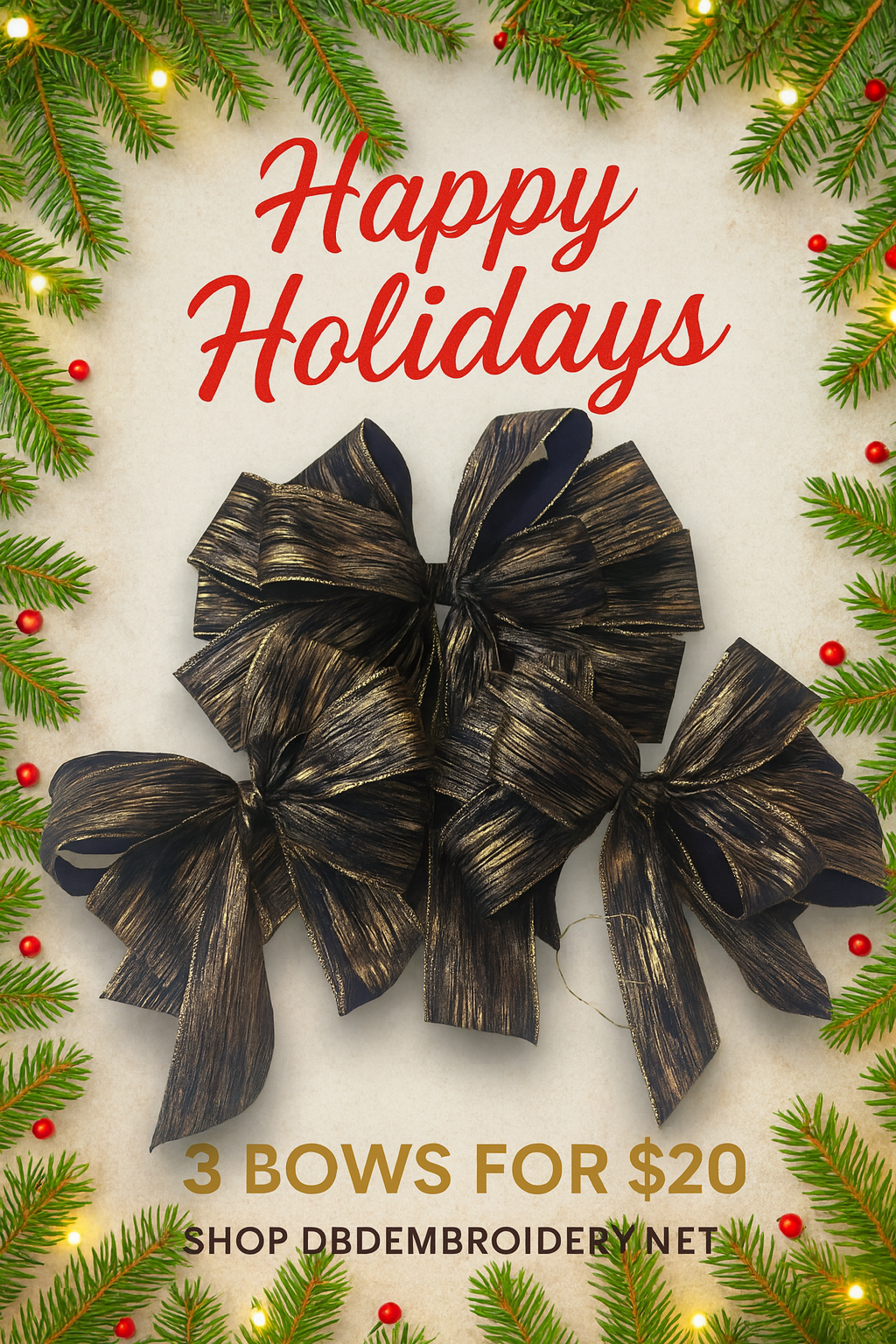 Holiday Bow Set –
