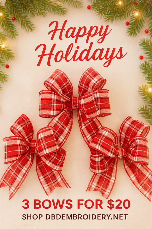 Holiday Bow Set