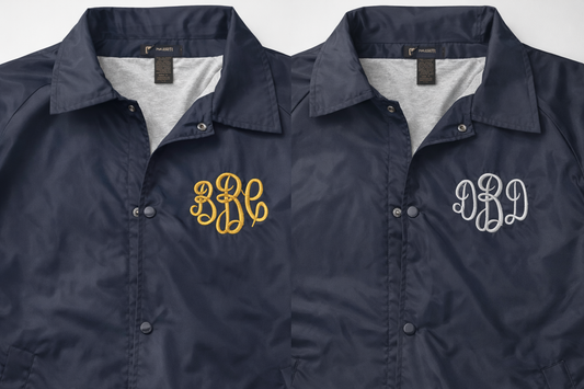Lightweight Monogram Nylon Coach Jacket