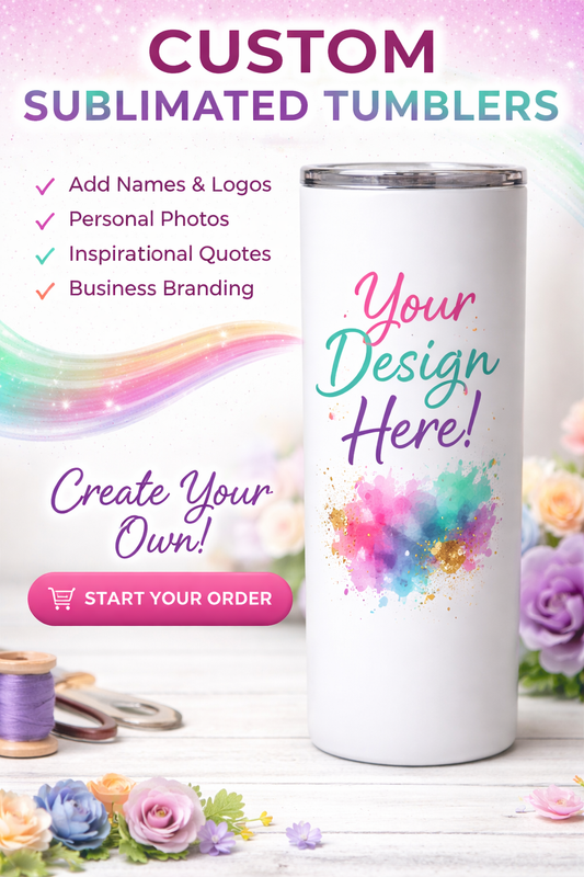 Custom Made Tumblers | Personalized Drinkware