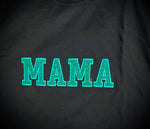 MAMA -Embroidery/Glitter T Shirt