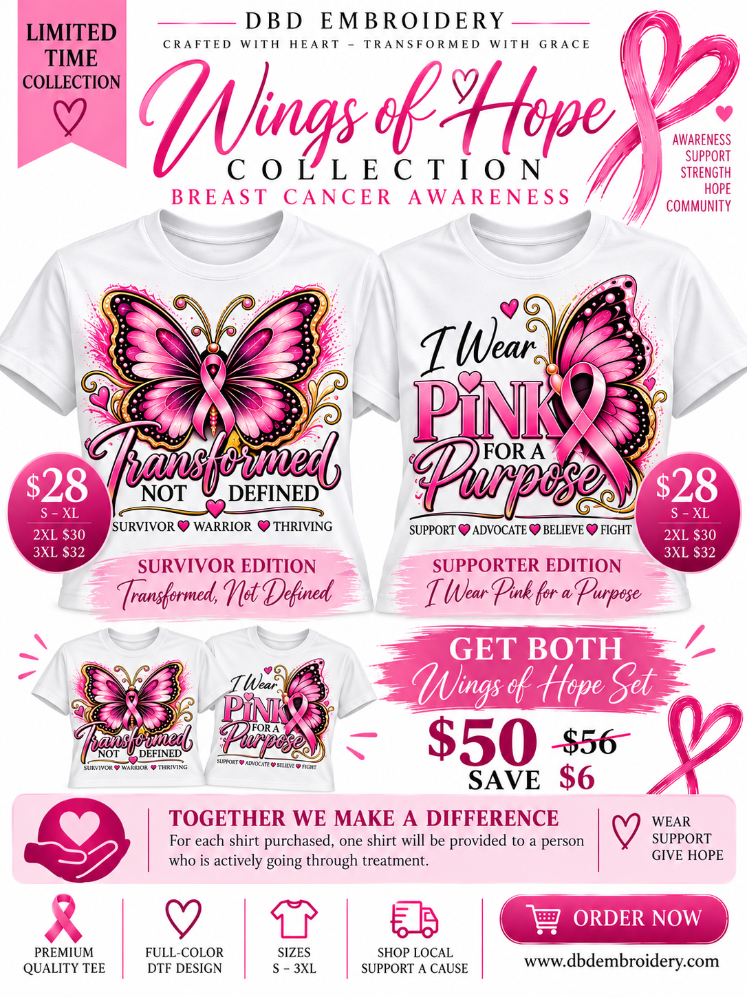 Wings of Hope | Transformed, Not Defined — Survivor Edition