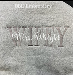 Embroider Shirt - Theme Wifey