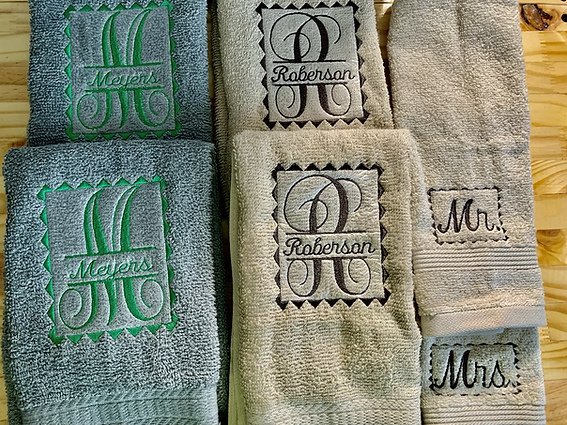 Monogram Hand Towel